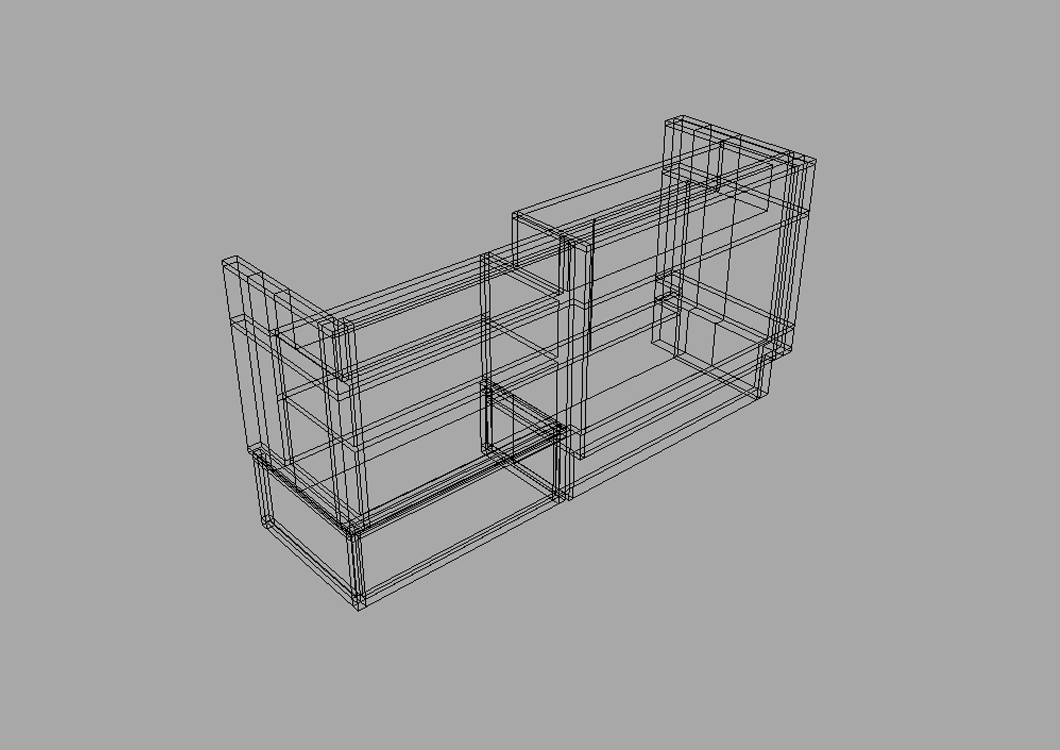 BAR COUNTER 3D model_9