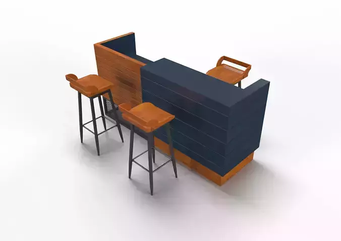 BAR COUNTER 3D model
