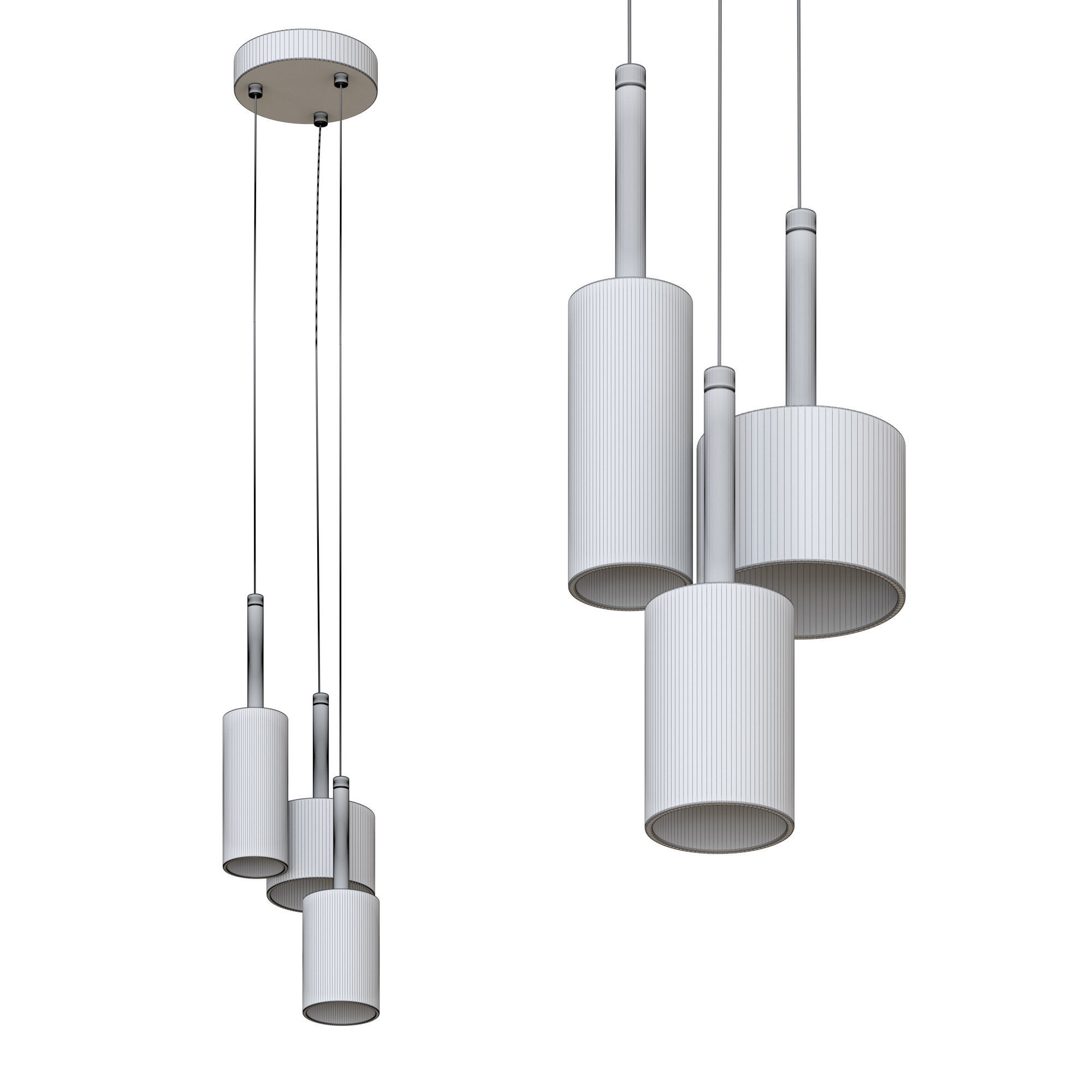 MZStech Vintage Ceiling lamp 3D model_1