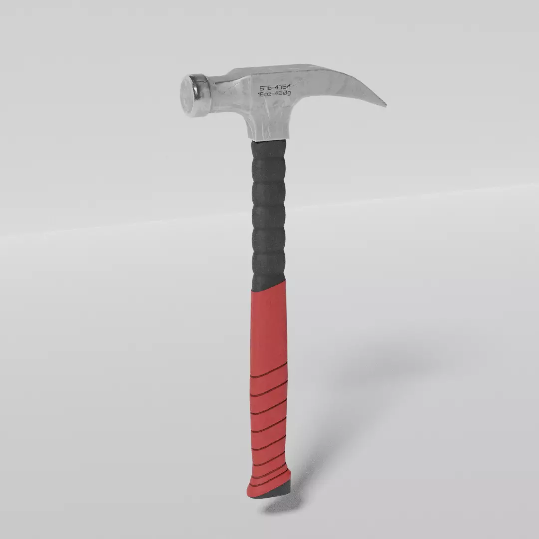 Hammer PBR game ready Free 3D model_0