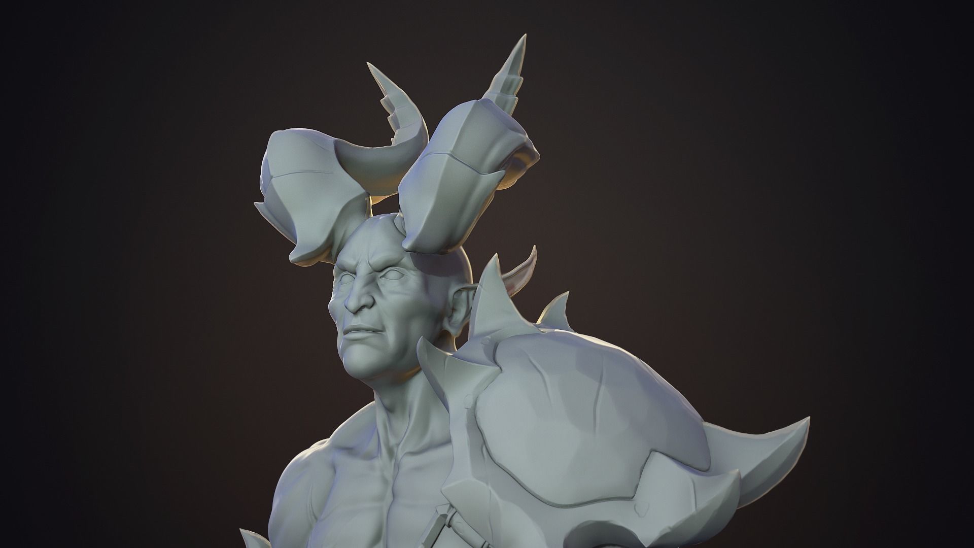 Demon warrior 3D model_4