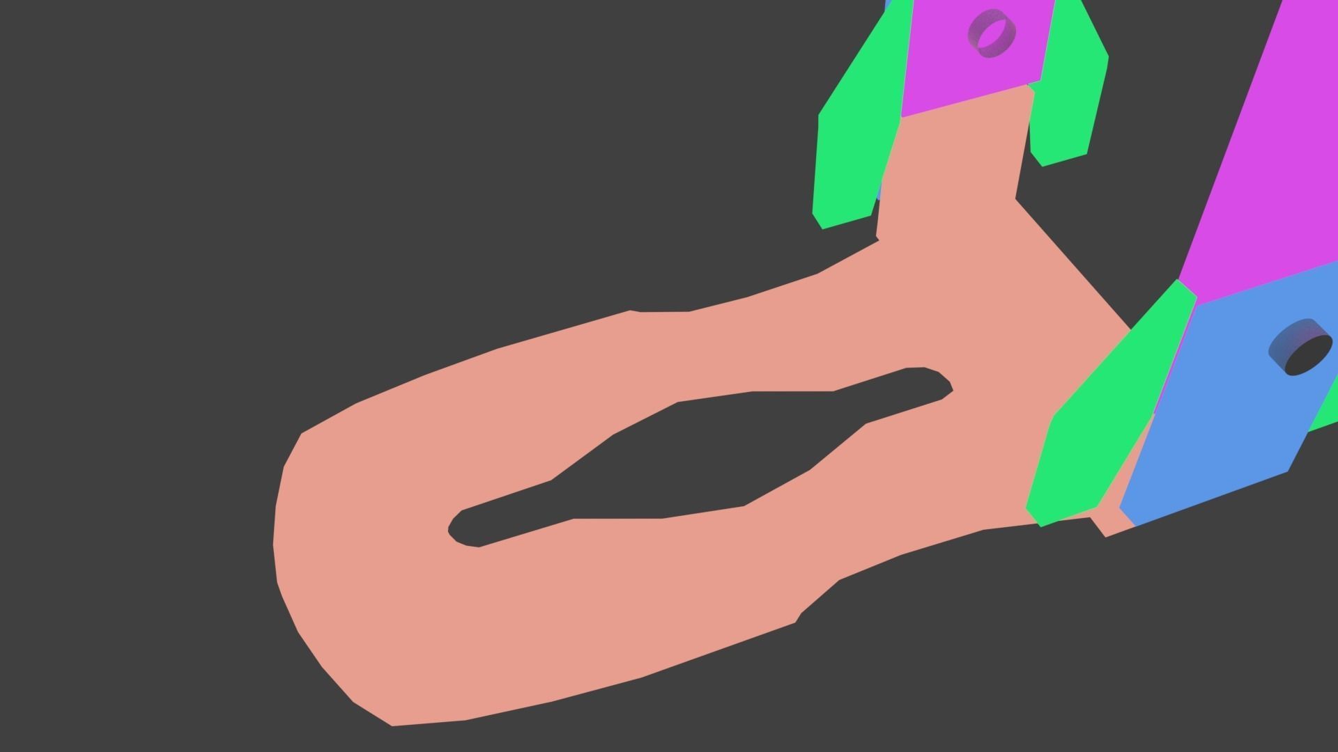 Invisible Chair 3D model Low-poly 3D model_10