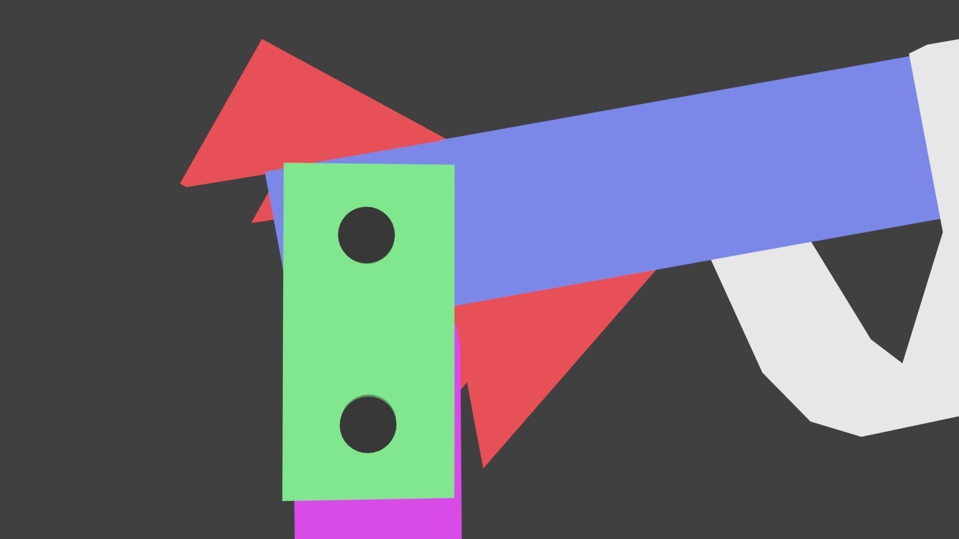 Invisible Chair 3D model Low-poly 3D model_13