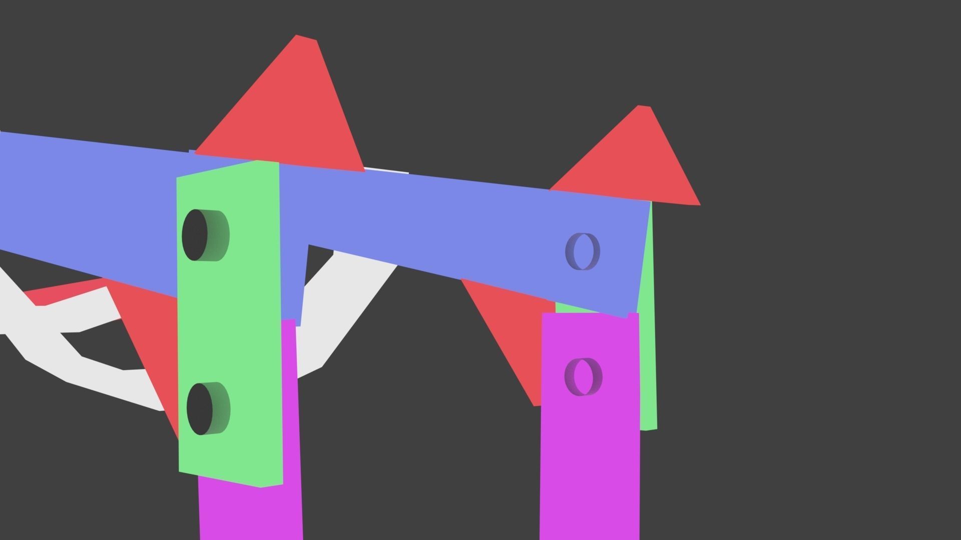 Invisible Chair 3D model Low-poly 3D model_15