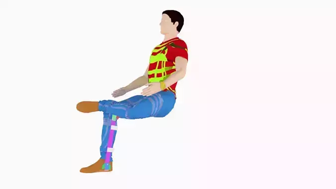 Invisible Chair 3D model