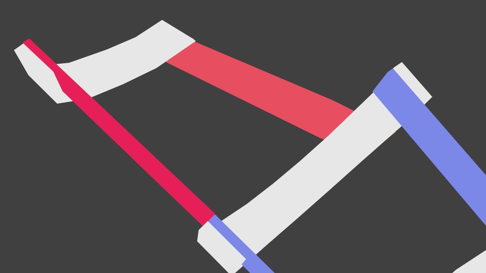 Invisible Chair 3D model Low-poly 3D model_19