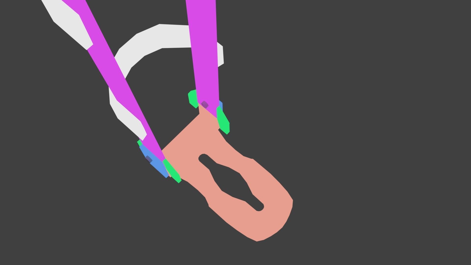 Invisible Chair 3D model Low-poly 3D model_25