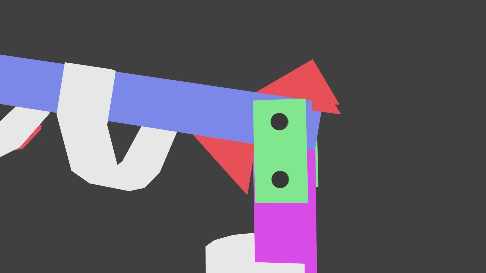 Invisible Chair 3D model Low-poly 3D model_16