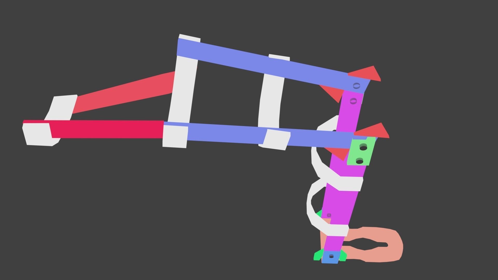 Invisible Chair 3D model Low-poly 3D model_8