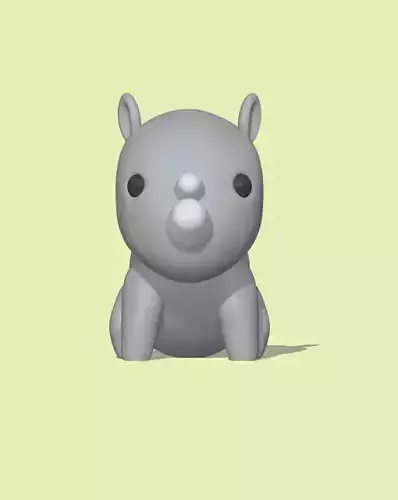 Cute Rhinoceros 