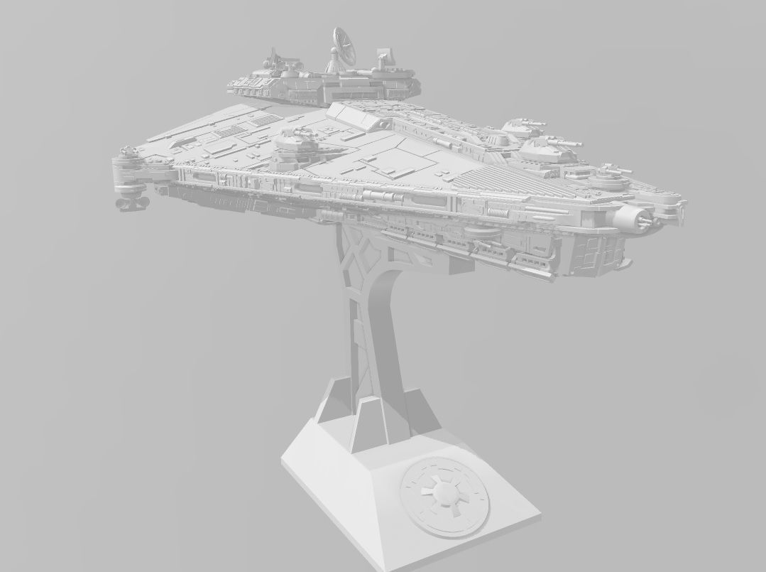 Star Wars Vigil-class imperial corvette 3D print model_4