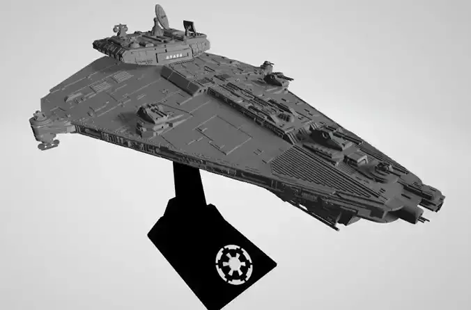 Star Wars Vigil-class imperial corvette 3D print model