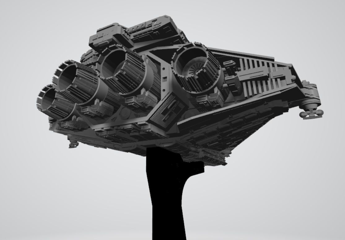 Star Wars Vigil-class imperial corvette 3D print model_1