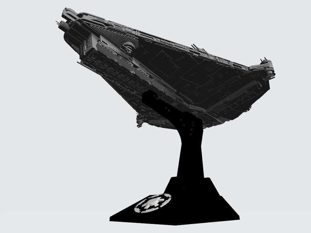 Star Wars Vigil-class imperial corvette 3D print model_3