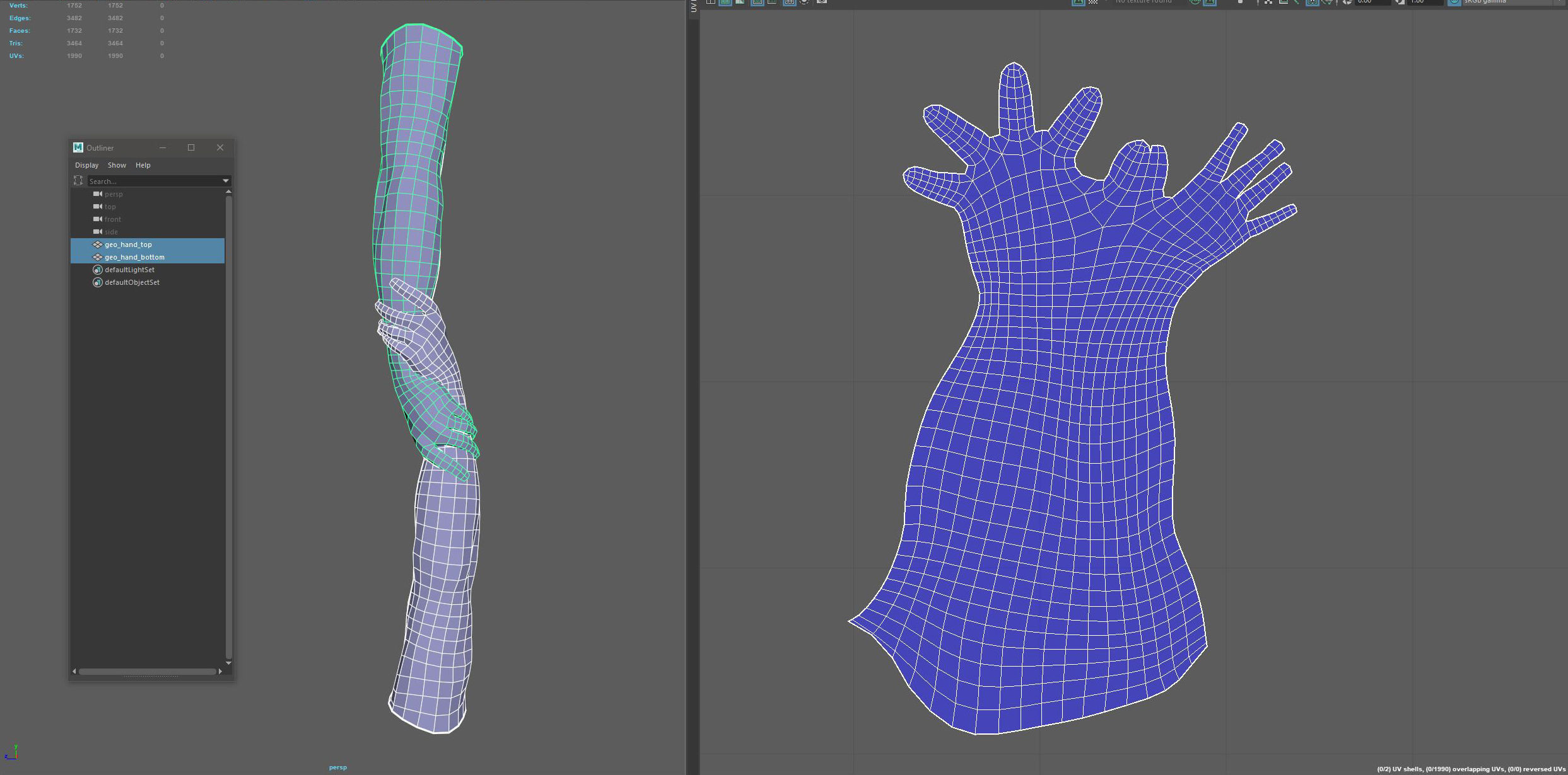 Realistic Grabbed Hands 3D model_15