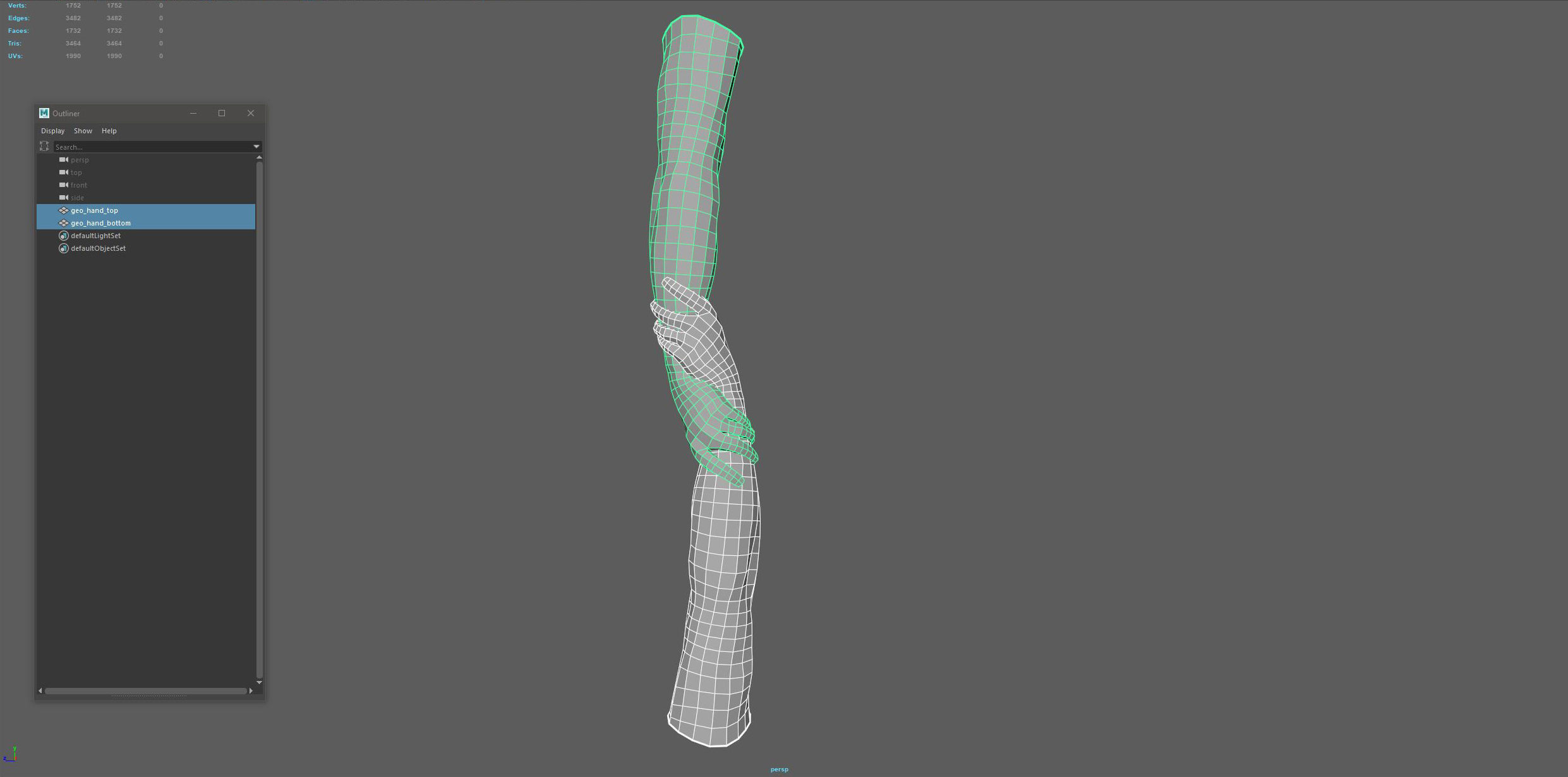 Realistic Grabbed Hands 3D model_14