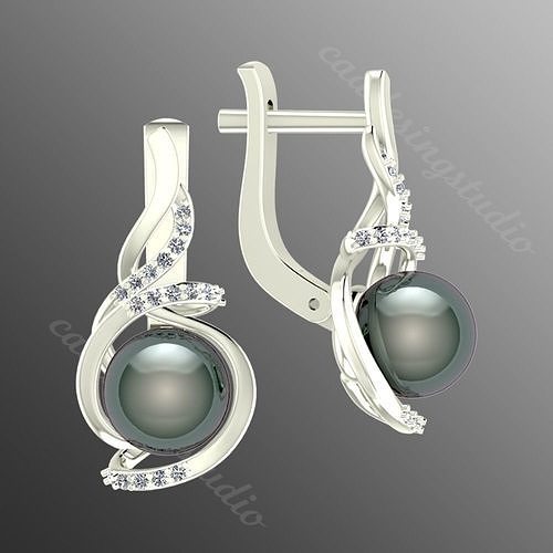 Earrings dp6 3D print model