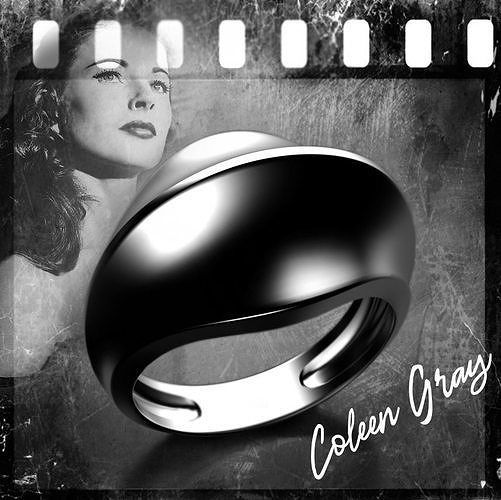 Noir stars Coleen Gray  3D print model