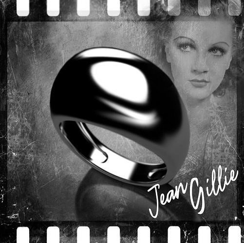 Noir stars Jean Gillie 3D print model