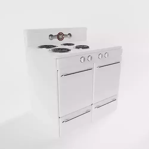 1950s Stove 3D model