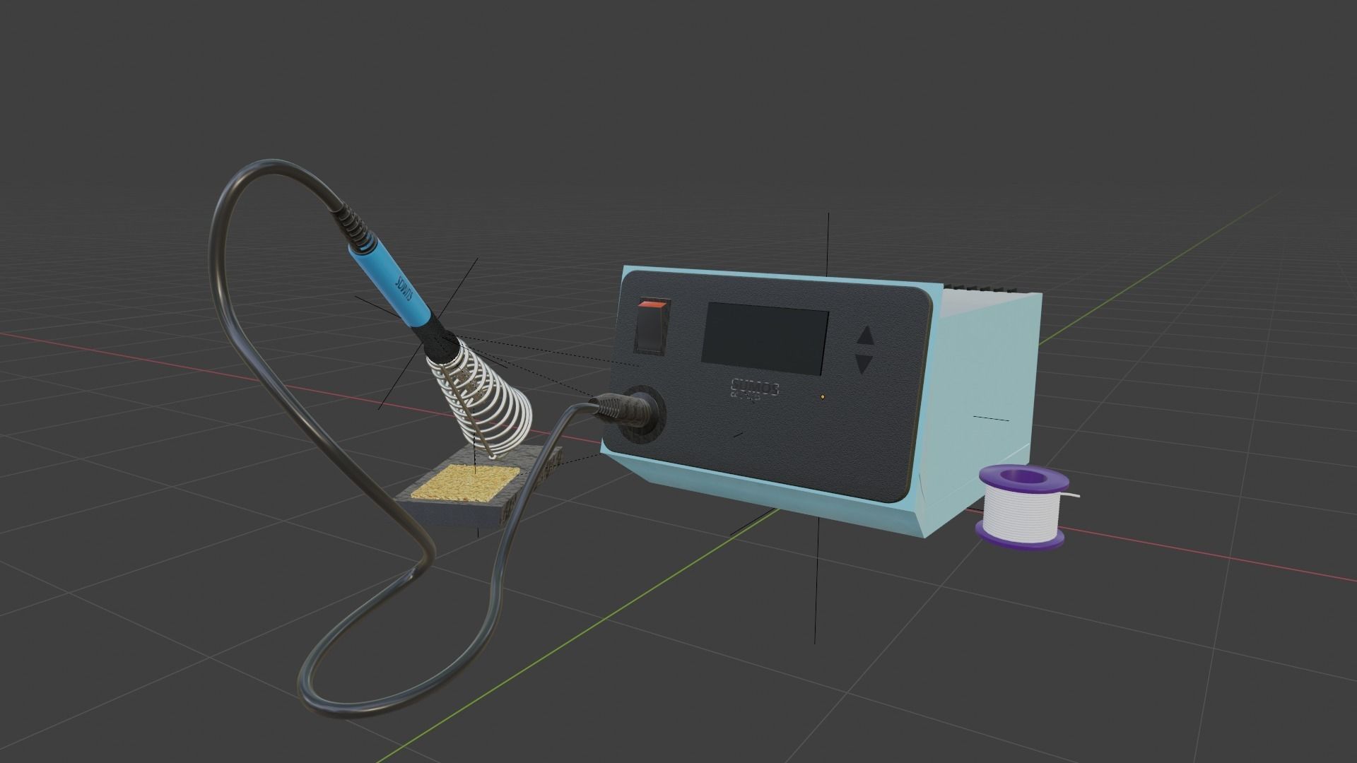 Soldering Station  Free 3D model_15