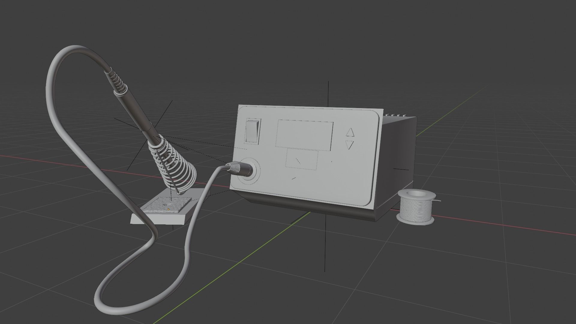 Soldering Station  Free 3D model_10