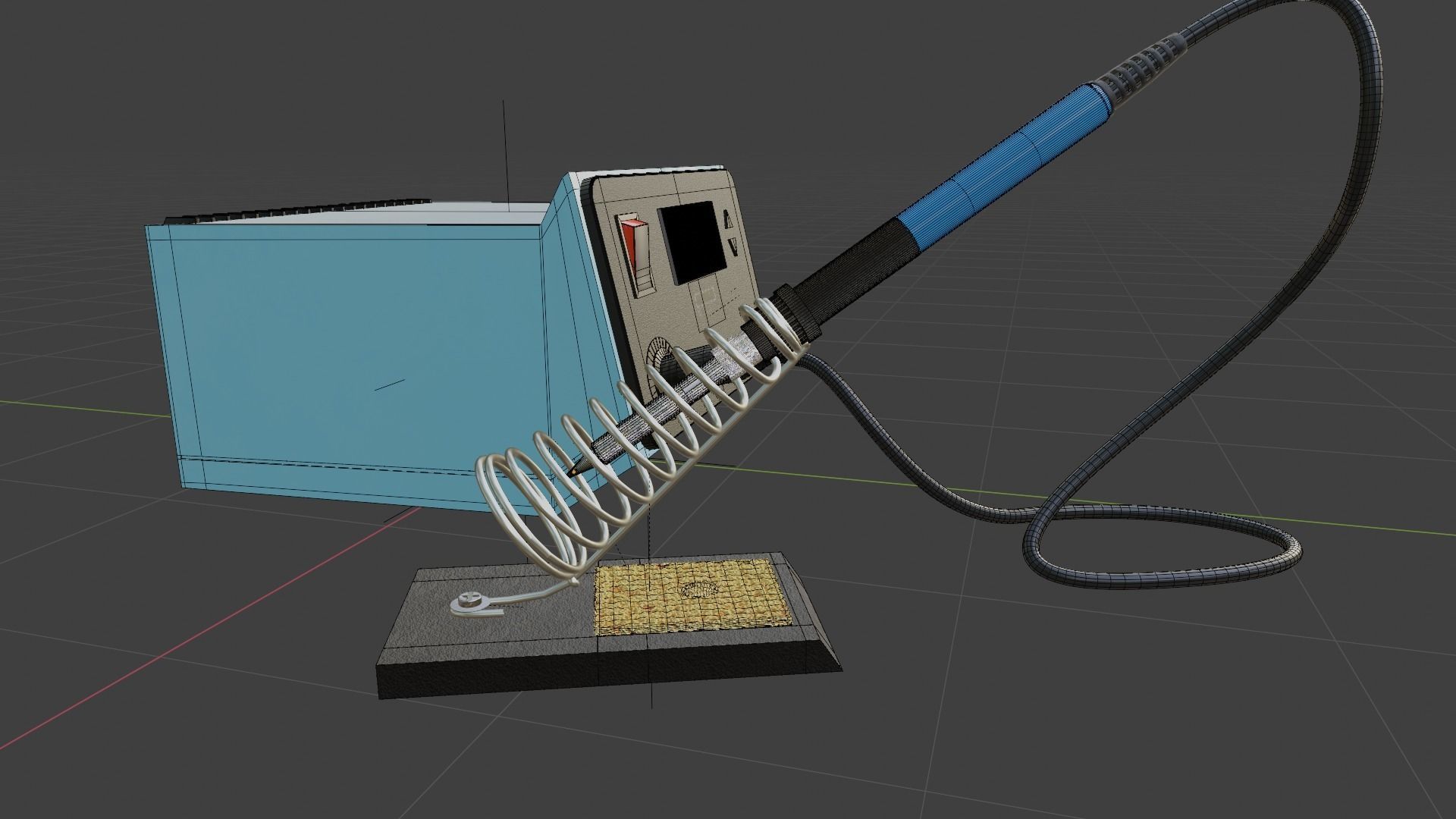Soldering Station  Free 3D model_13