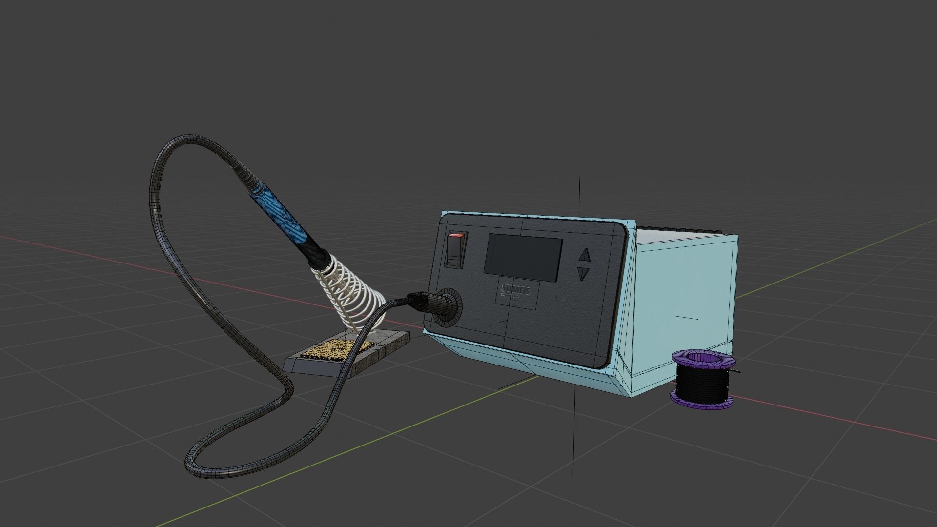 Soldering Station  Free 3D model_12