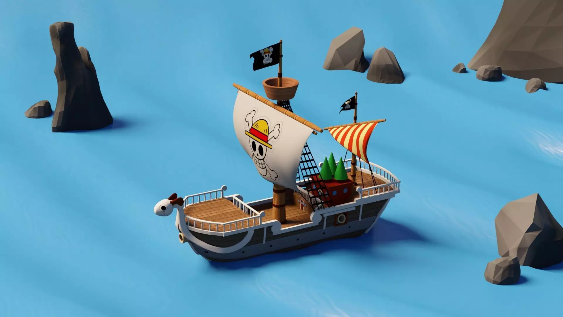 Going Merry - One Piece 3D model_0