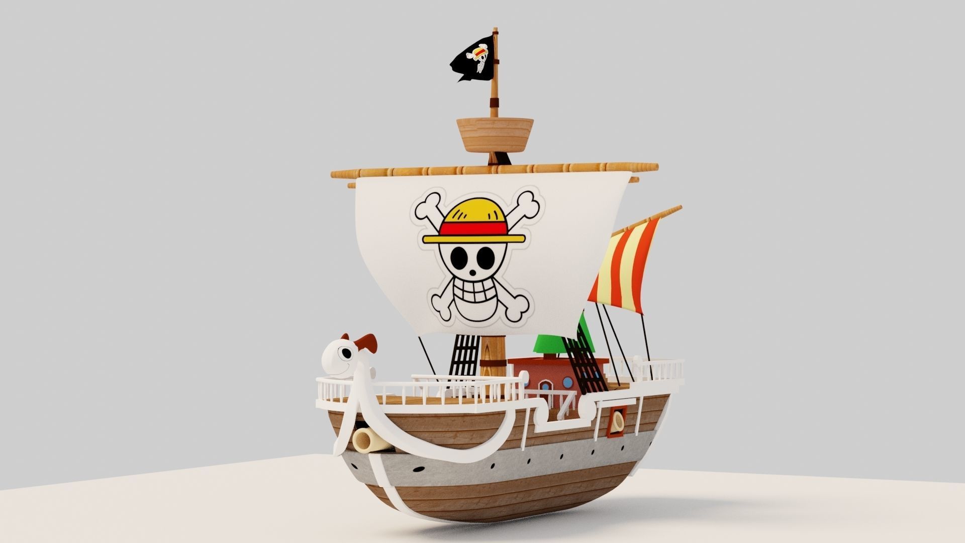 Going Merry - One Piece 3D model_2