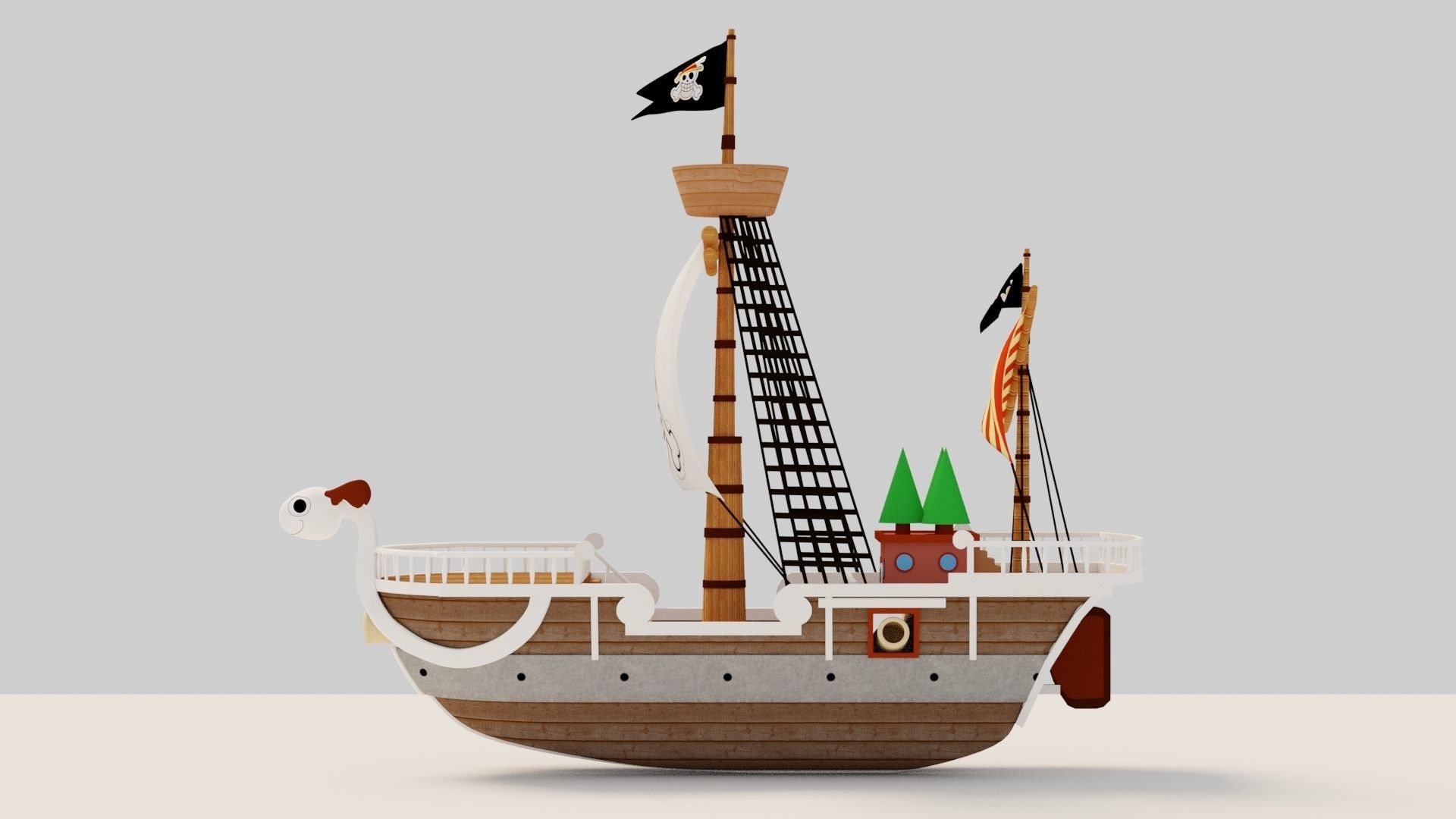 Going Merry - One Piece 3D model_3