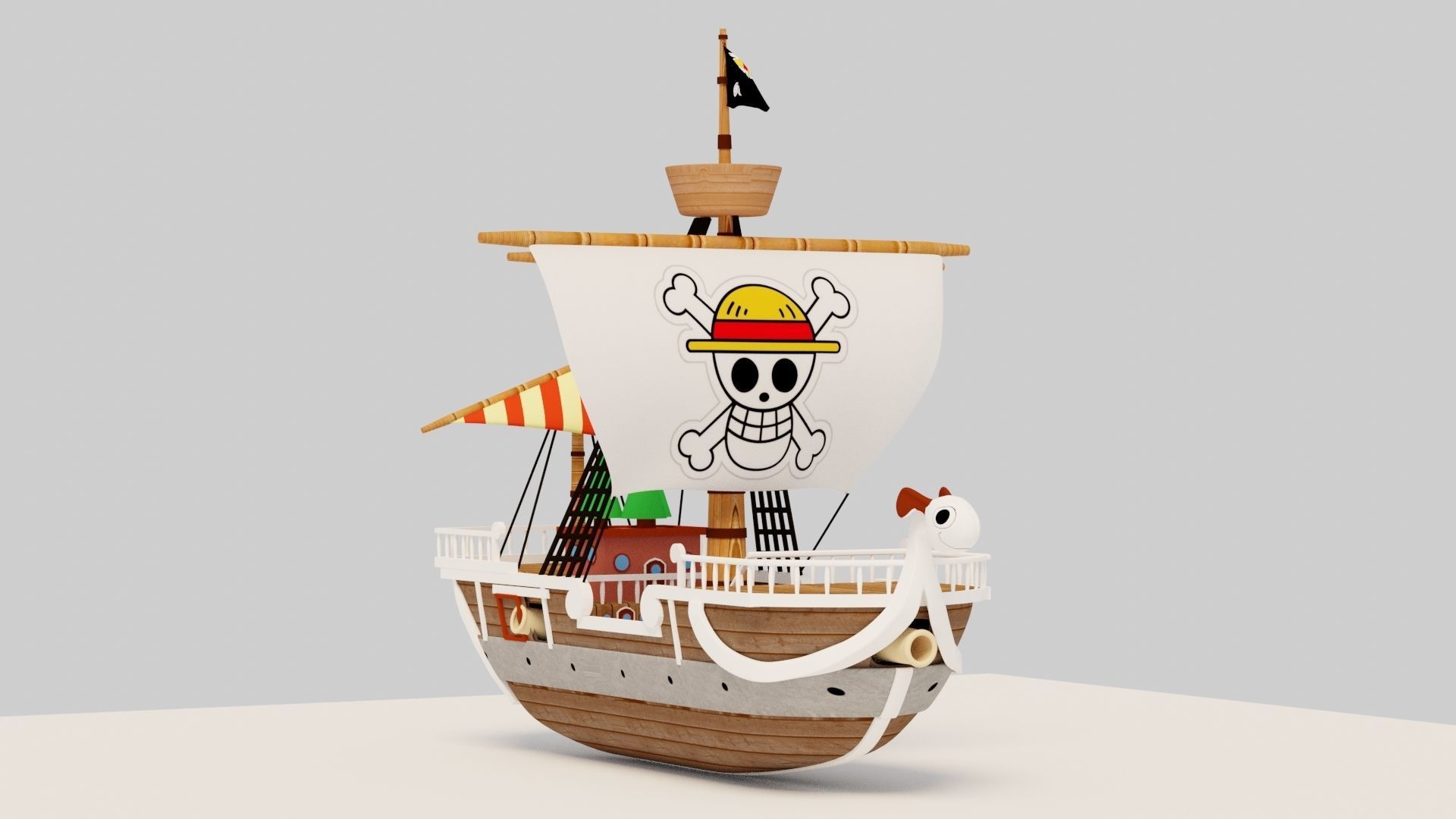Going Merry - One Piece 3D model_8