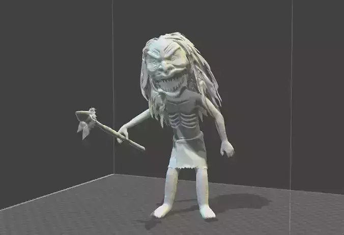 ZUNI WARRIOR STATUINE from TRILOGY OF TERROR 3D print model
