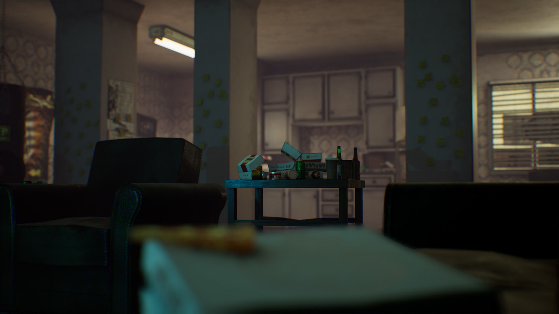 Abandoned Room Low-poly 3D model_6