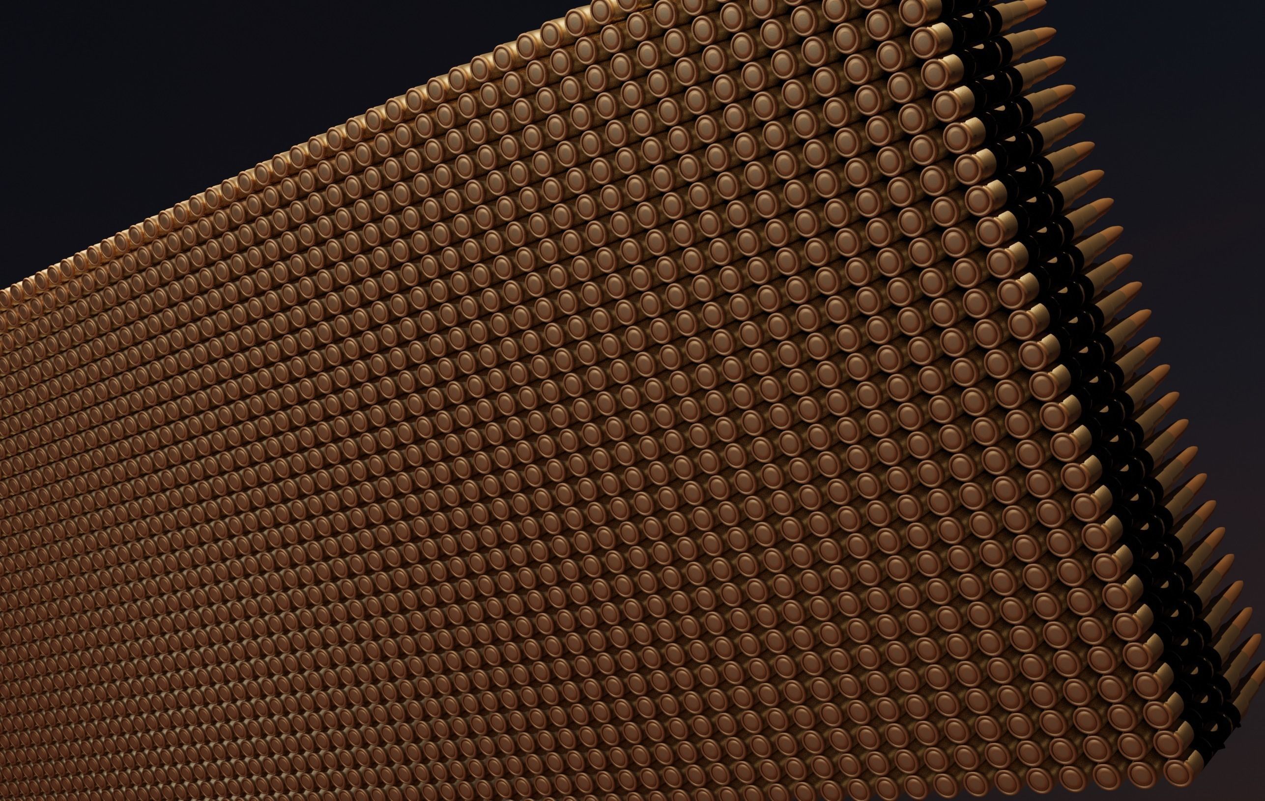 Bullet Belt Low-poly 3D model_12