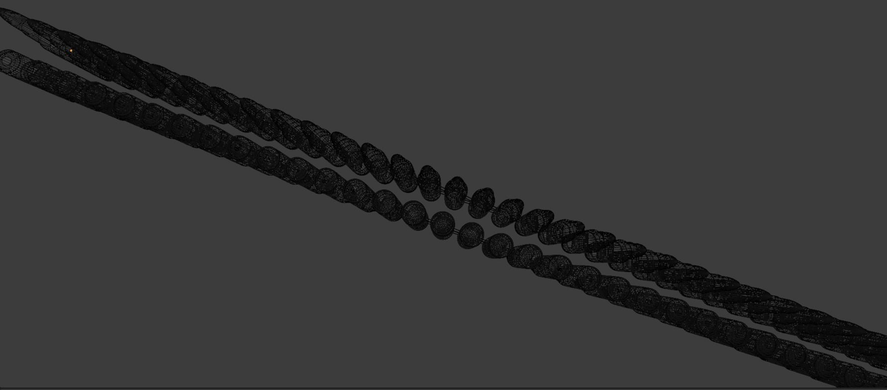 Bullet Belt Low-poly 3D model_6