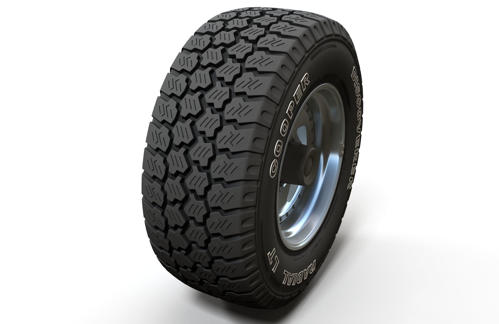Offroad wheel  3D model_2