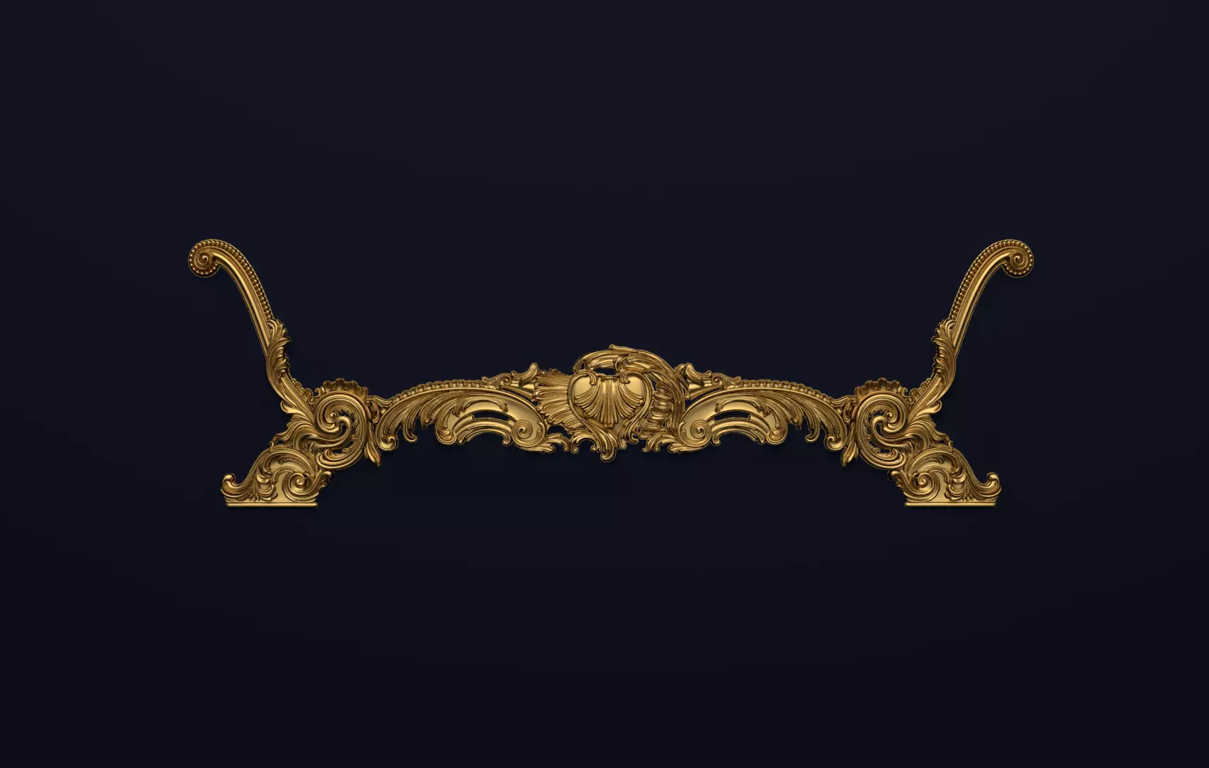 Classic Carved  for cnc 3D model 01 3D model_0