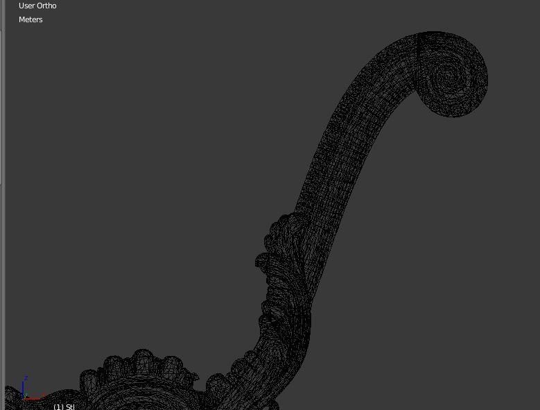 Classic Carved  for cnc 3D model 01 3D model_5