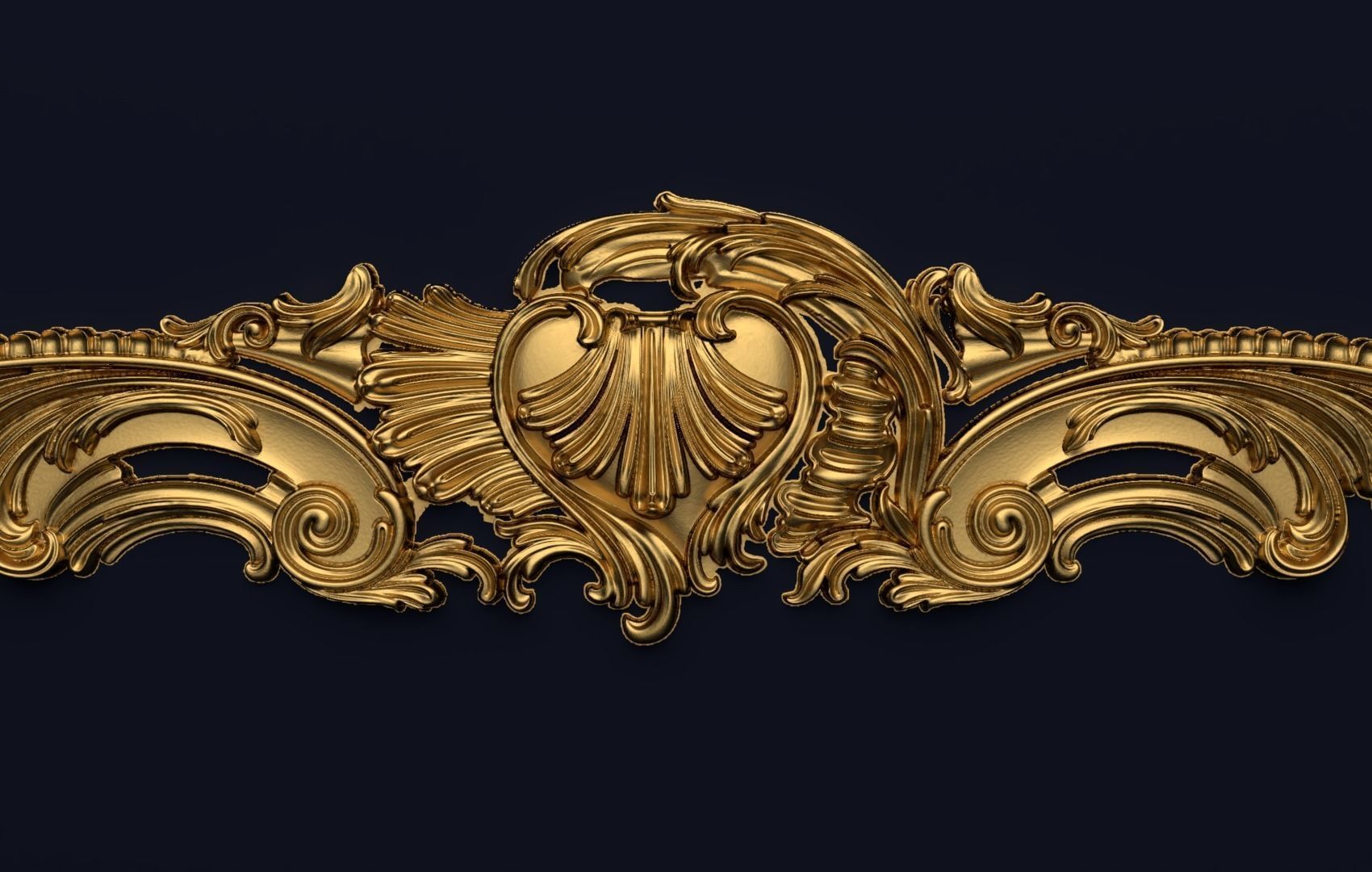 Classic Carved  for cnc 3D model 01 3D model_1