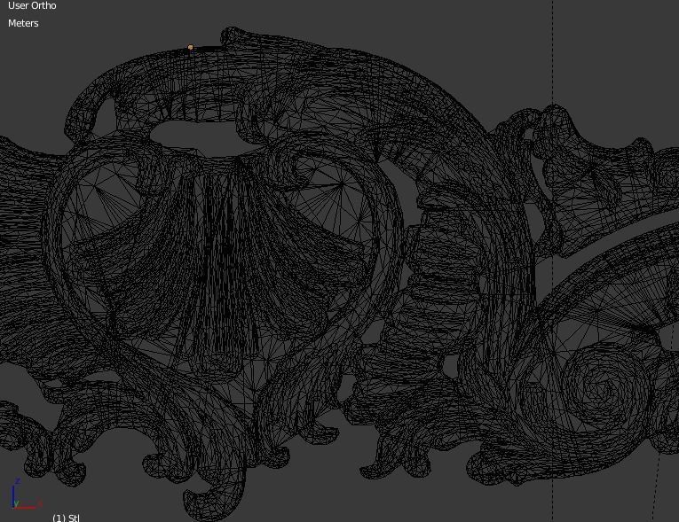 Classic Carved  for cnc 3D model 01 3D model_8