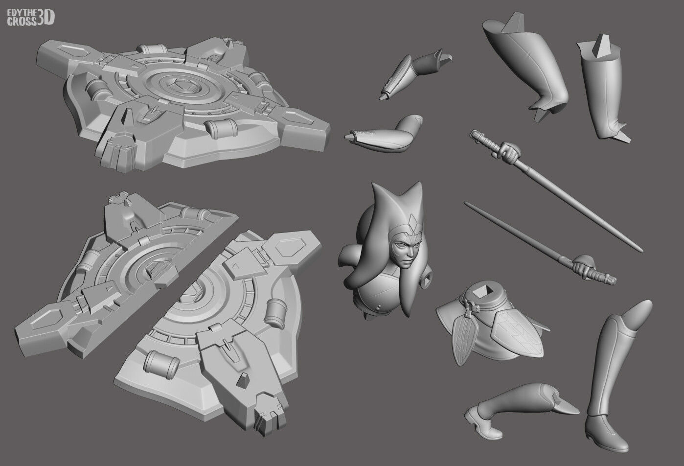 Ahsoka Tano 3D print model_5