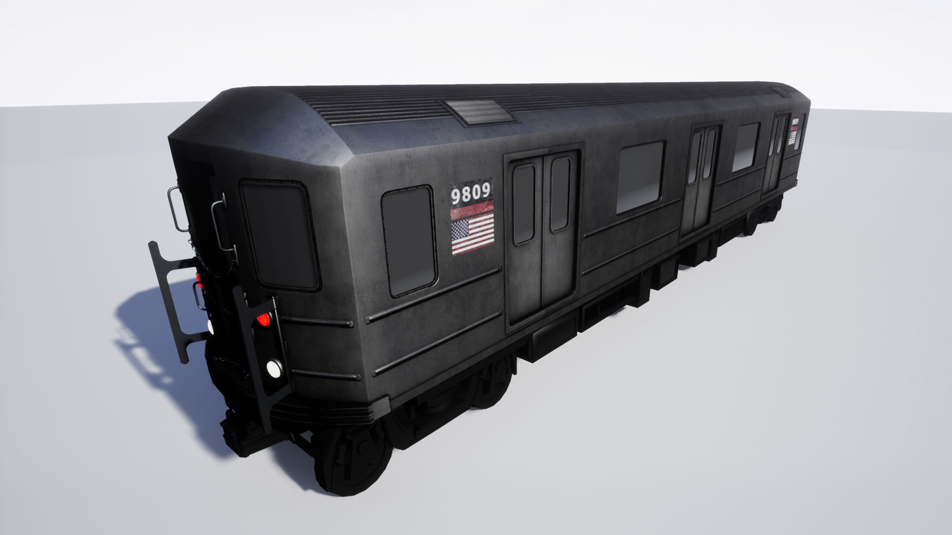 Subway Station Low-poly 3D model_13