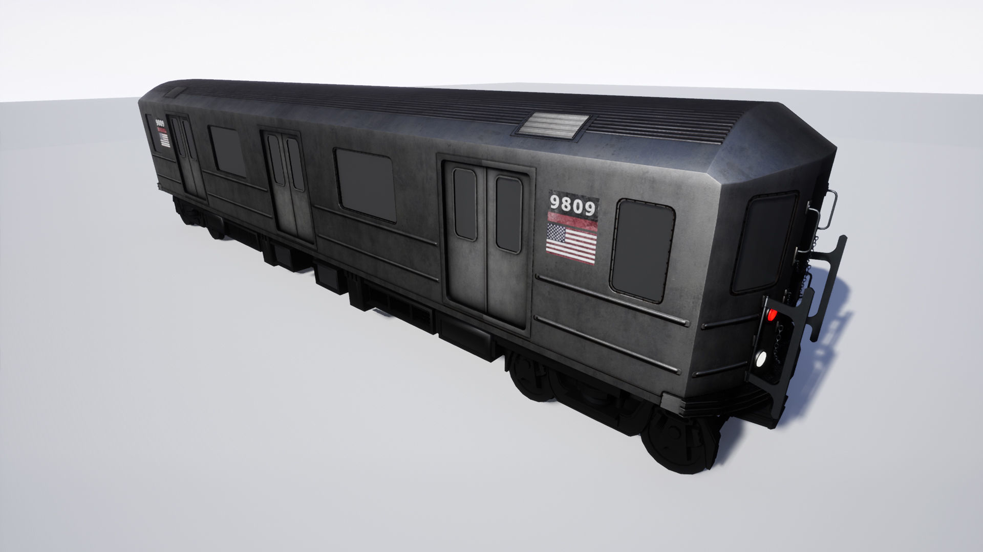 Subway Station Low-poly 3D model_12