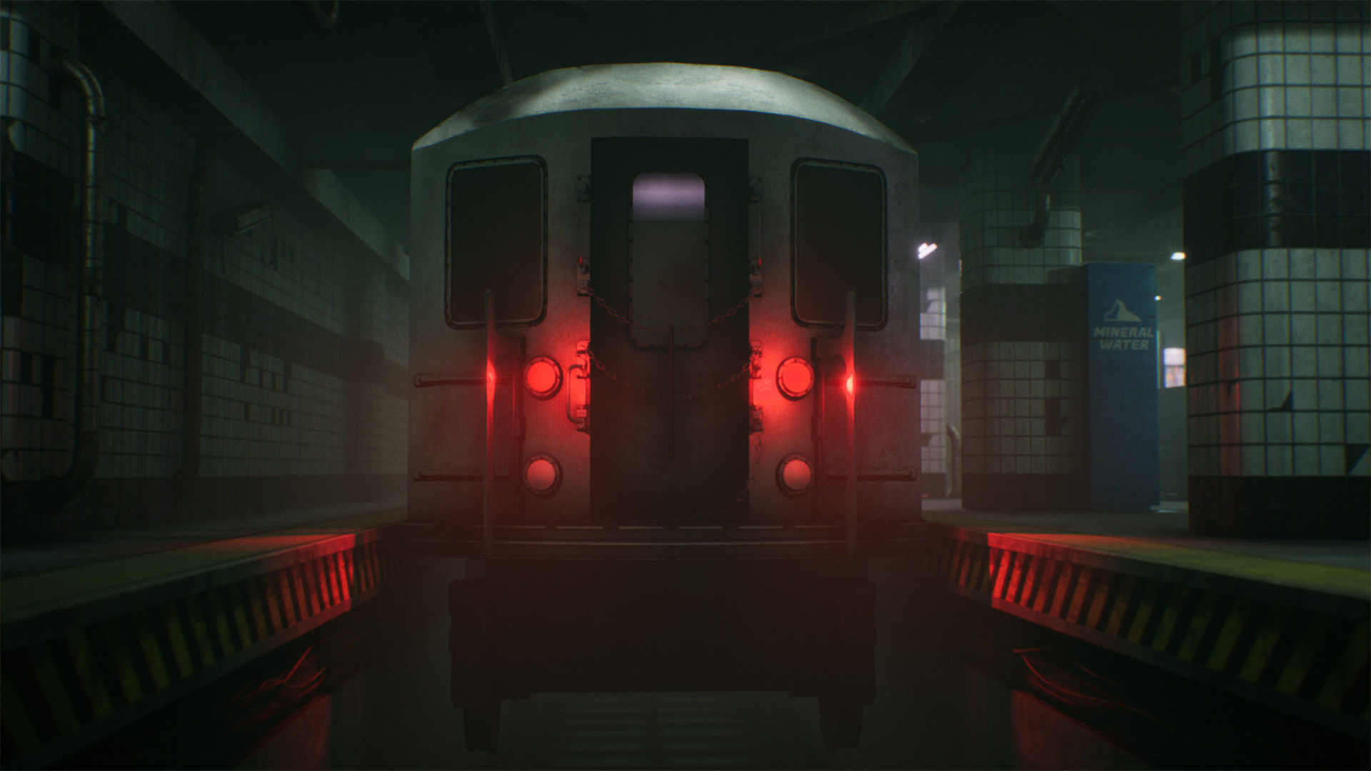 Subway Station Low-poly 3D model_7