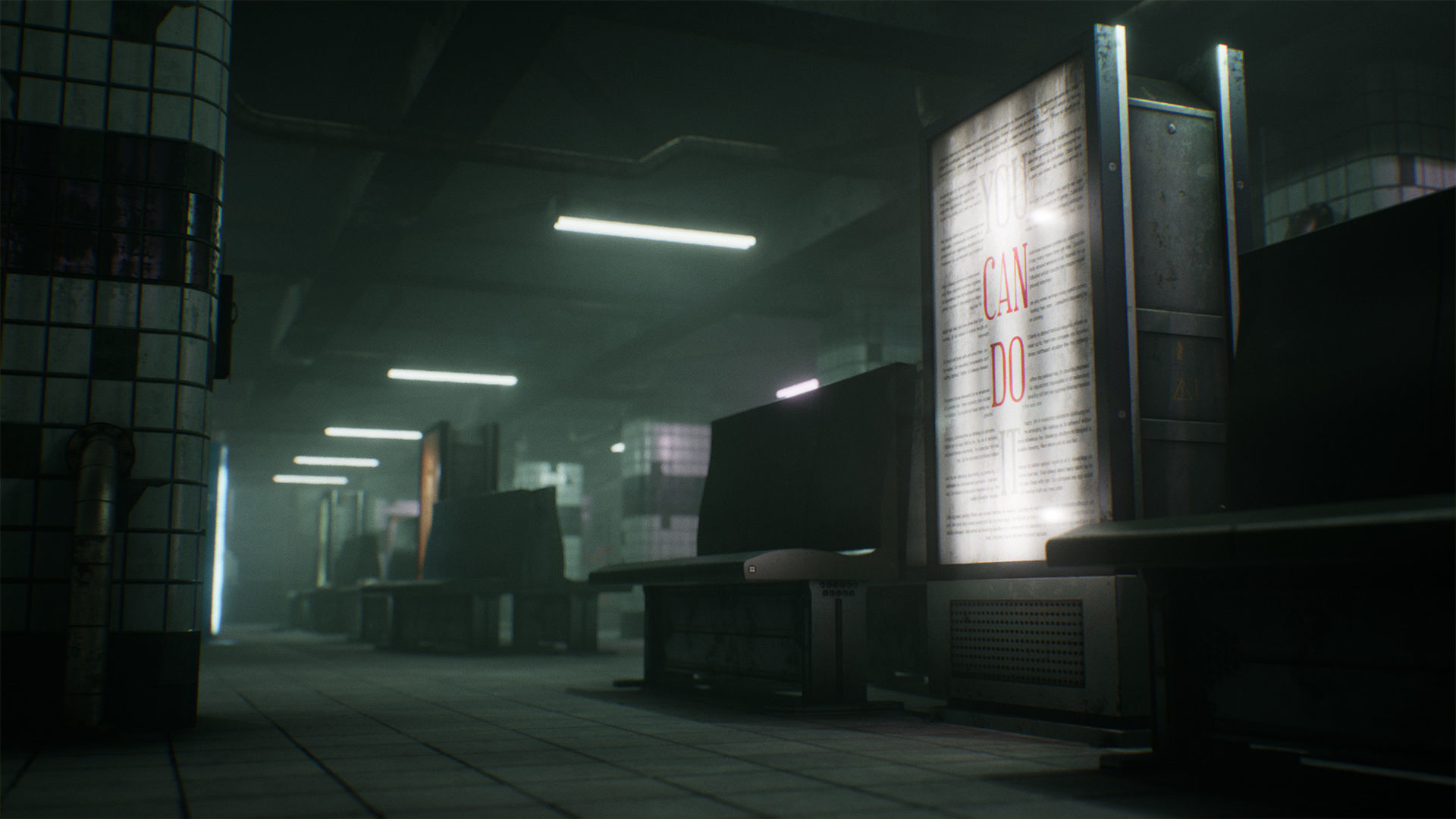 Subway Station Low-poly 3D model_4