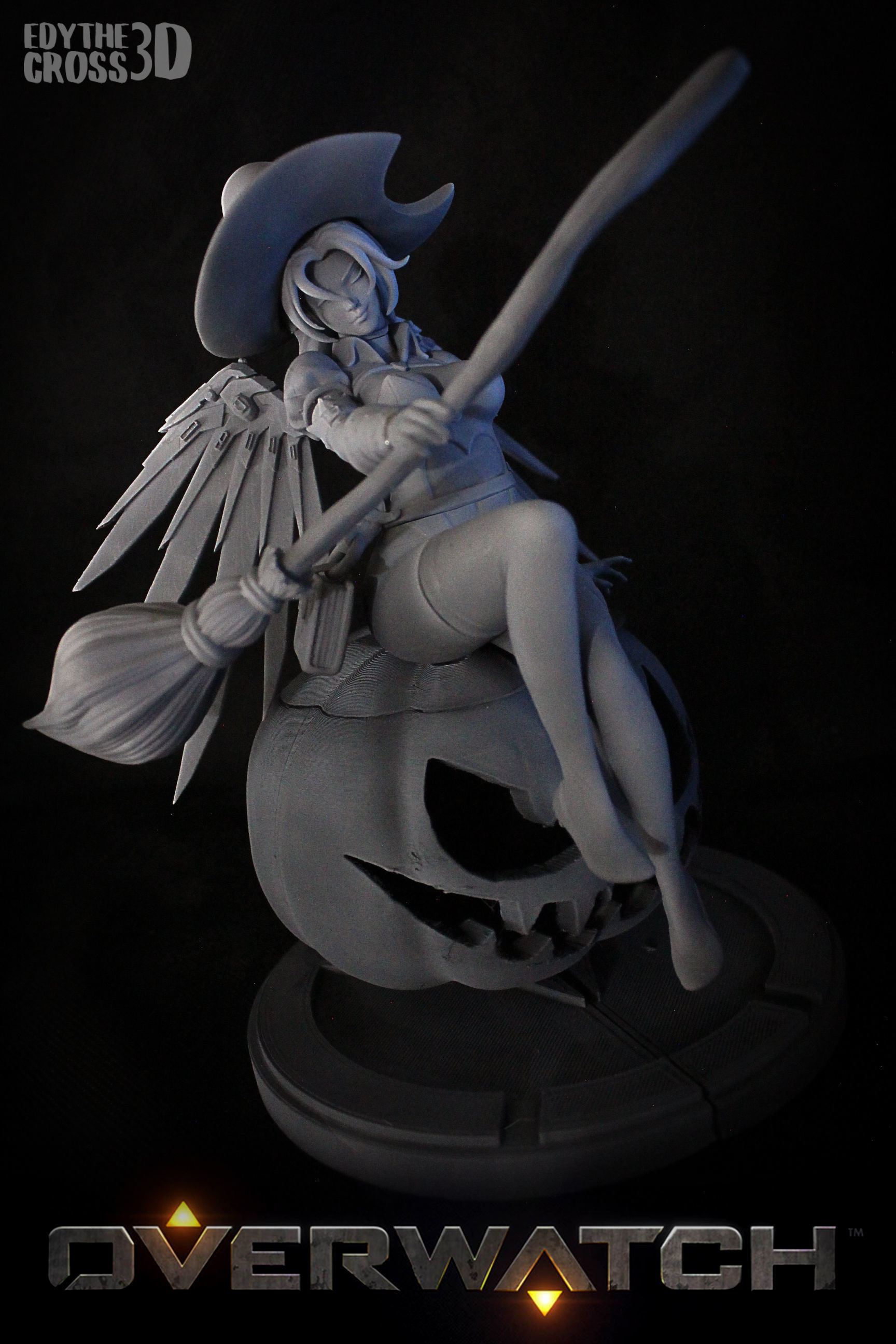 Witch Mercy - Overwatch  3D print model_3