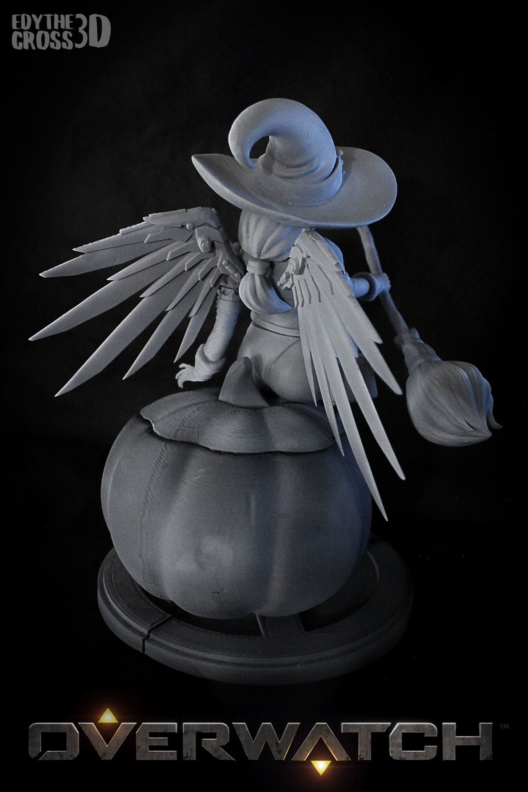 Witch Mercy - Overwatch  3D print model_2