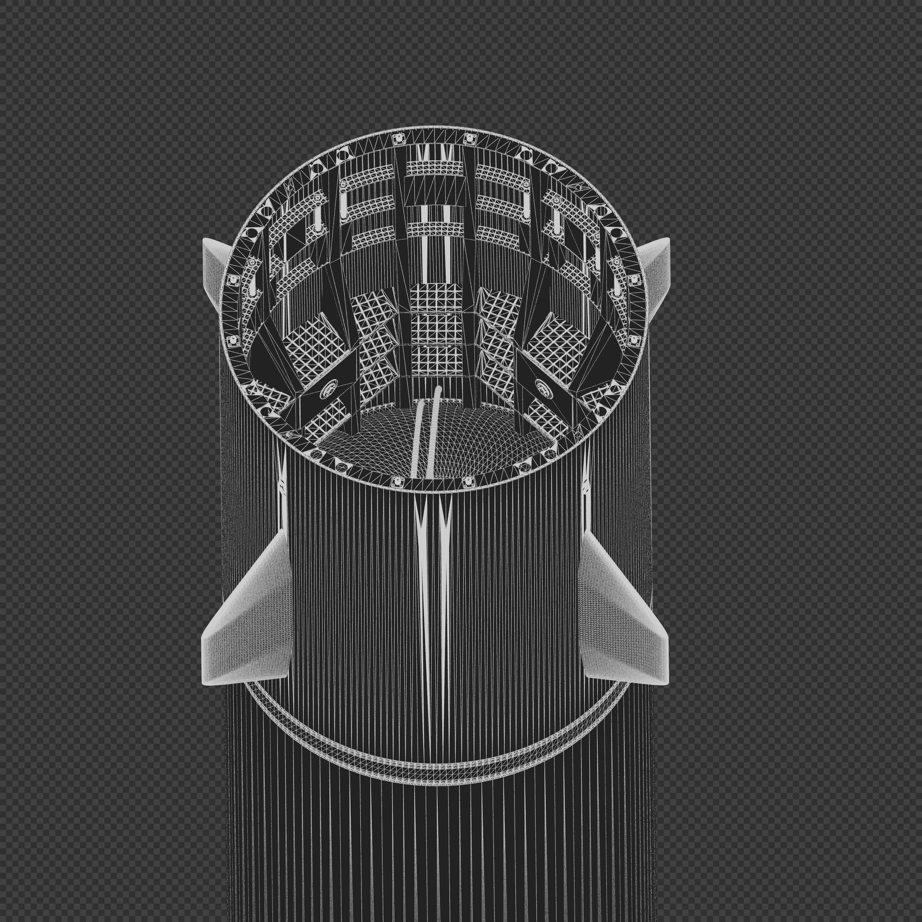 New Glenn rocket 3D model_13