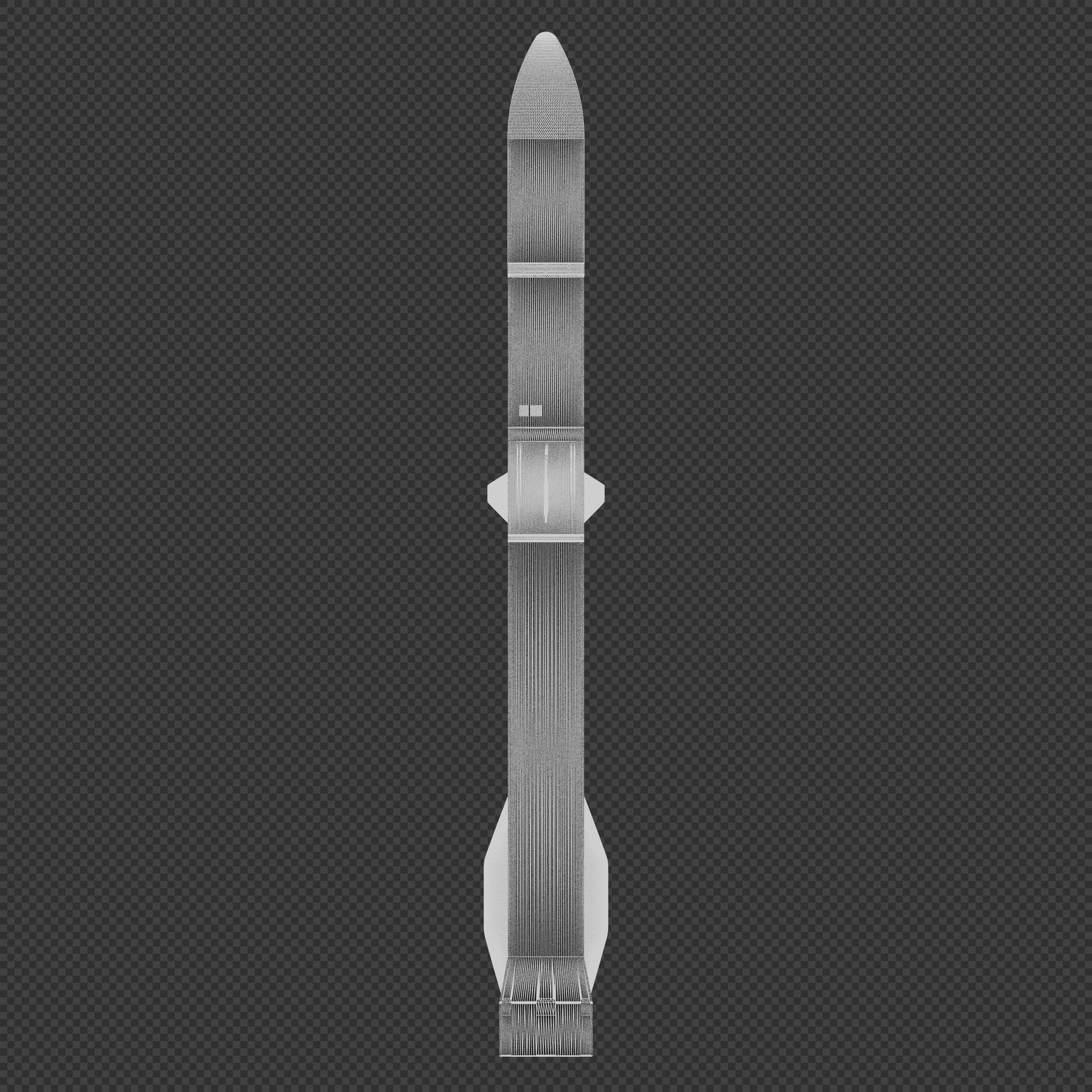 New Glenn rocket 3D model_7